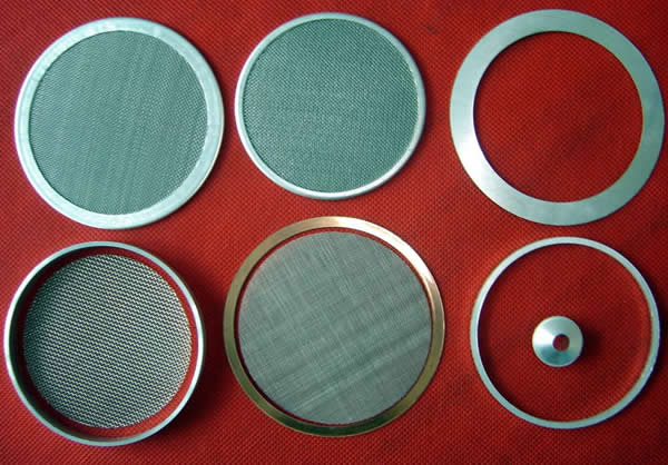 Rimmed SS Mesh Filter Screen for Polymer Melt