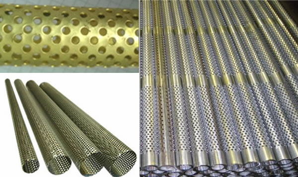 Round Hole Perforated Tube Filter Strainers