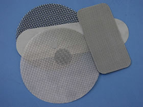 Square Hole Mesh Discs For Low Density Plastic Extruders