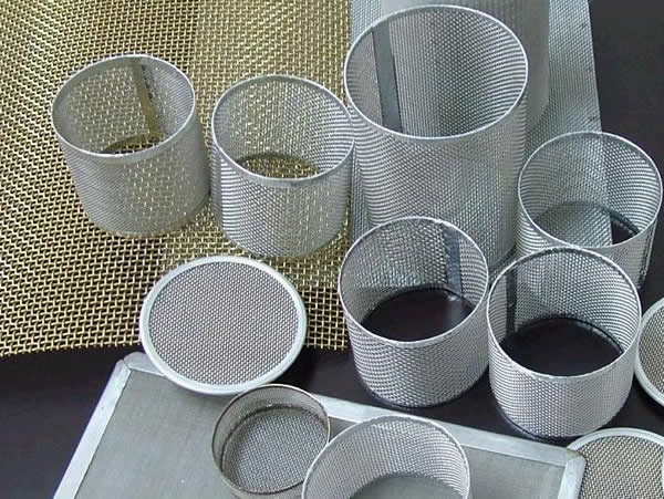 Wire cloth welded tube filters